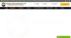 Desktop Screenshot of mantrasresources.com