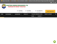 Tablet Screenshot of mantrasresources.com
